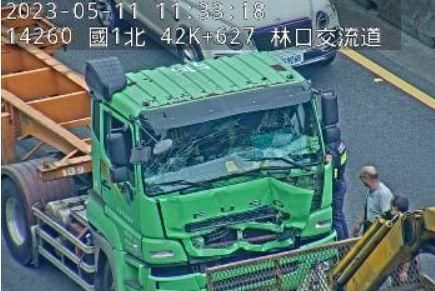 快訊/國1北上42.6K林口段車禍！　3車追撞回堵5公里