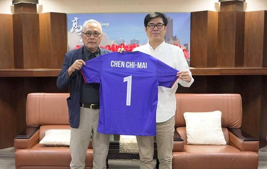 6月迎戰泰國！足協理事長王麟祥拜會高雄市長陳其邁攜手力挺台灣足球