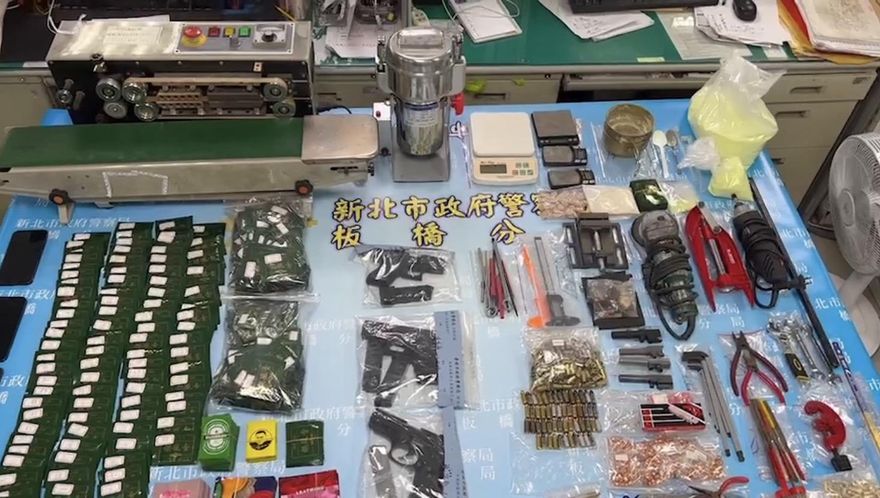 從板橋殺到台南！警南下300公里搗毒窟　順手再破兵工廠逮2嫌