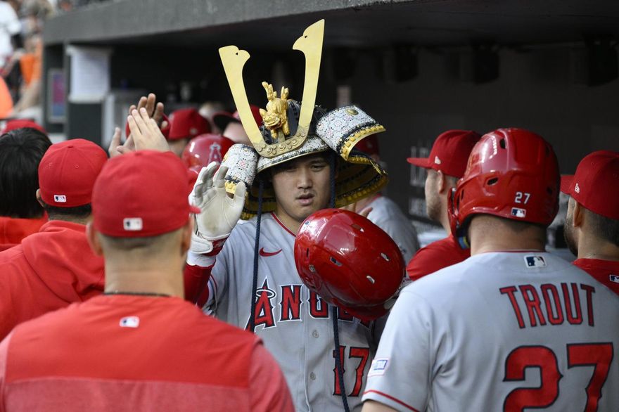 影/二刀流齊發！又戴武士帽～大谷翔平夯超前3分砲打下勝投　本季第5勝到手