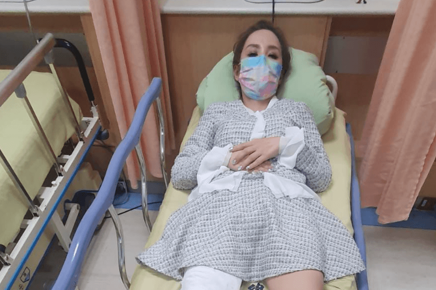 許聖梅罹肌少症摔斷腿！ 骨裂停工「痛哭少賺50萬」復健病況曝
