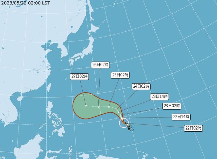 颱風瑪娃轉中颱　吳德榮曝「不排除達強颱」對台影響待觀察