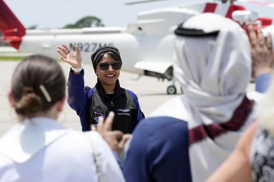 SpaceX第二次載人航天任務　沙烏地首位女太空人前往國際太空站