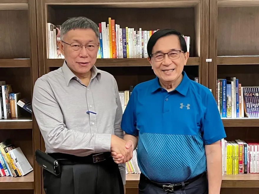 柯文哲台南密會陳水扁　兩人談話內容曝光