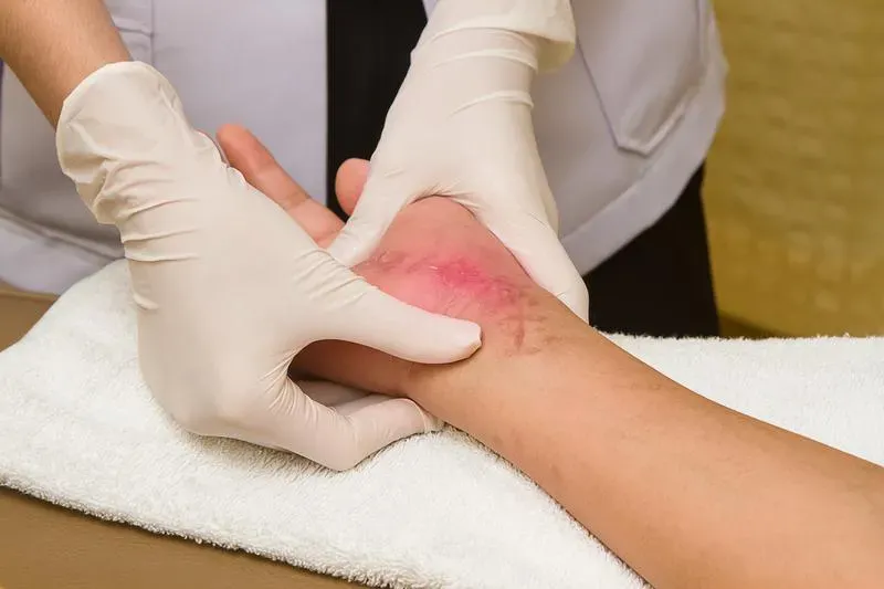 有解嗎？70歲老翁手術後「蟹足腫體質」讓傷口紅腫、癢痛睡不著！