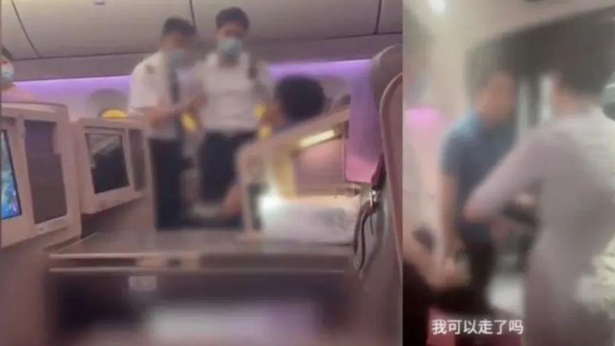 影/不爽航班因救人延誤　男子大鬧被機長拒載…乘客齊轟「滾下去」