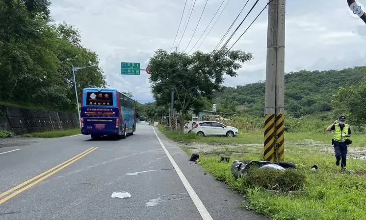 38歲騎士玉長公路自撞電線桿　命危送醫不治