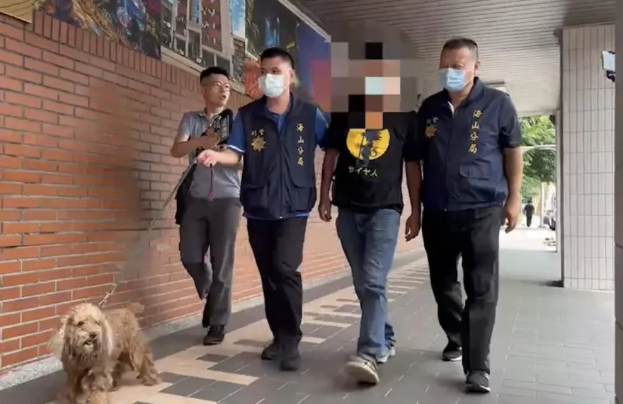 影/新北市政府大門潑白漆　嫌犯：長期失業失眠陳情遭拒！