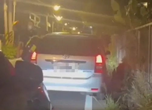 台中無良父酒駕載2子上路還肇事逃逸！　目擊女騎士報警猛追500公尺逮人