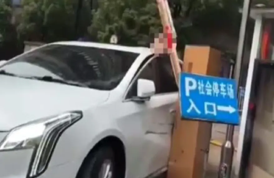 奇葩死法！陸男駛出停車場慘遭「車門夾頸」亡　全因忘1動作害命