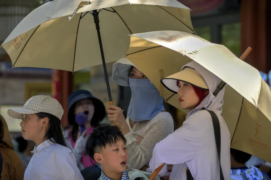 極端氣候發威！陸高溫天數「創63年來新高」　北京、天津飆40℃
