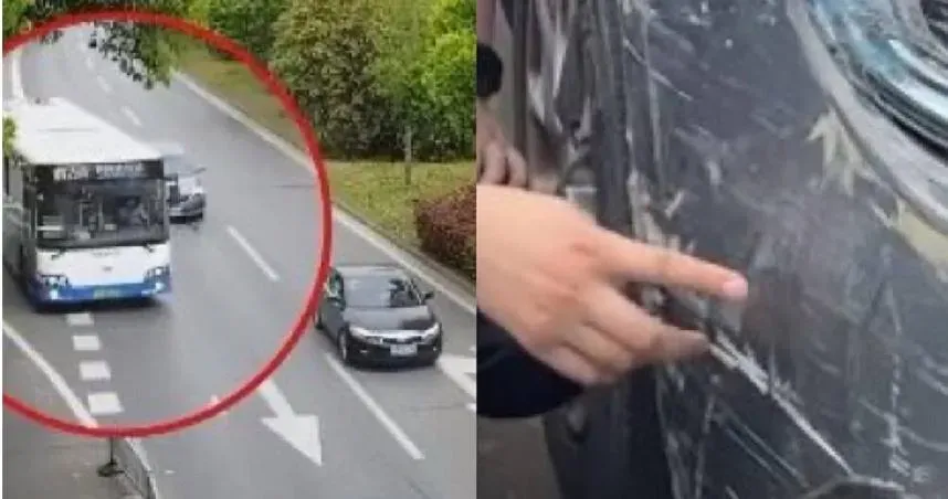 影/17天內得手8次！網約車「碰瓷」公車　涉案金額曝光「獲利8.6萬」