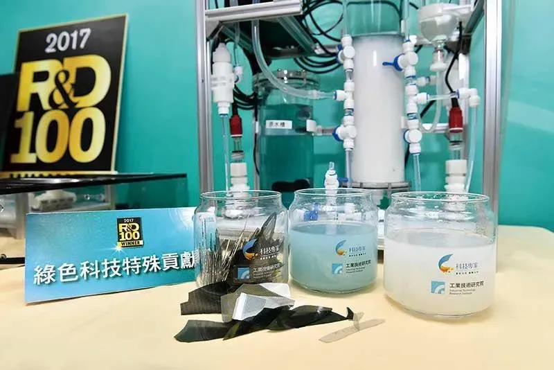 工研院獨創廢液晶面板再利用處理系統　廢面板玻璃變身金屬吸附材 再生水循環利用