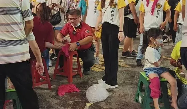 影/嘉義廟會深夜驚傳重大意外！疑發電機爆炸　17民眾受傷送醫救治