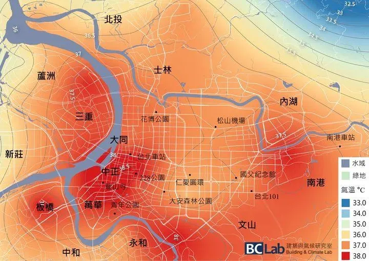 都市熱島擴大中！台北盆地如「熱鍋」　大安森林公園也無法降溫
