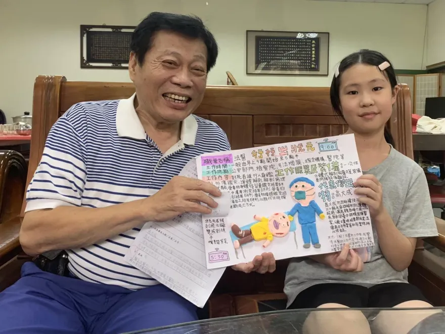 小四女童親訪高大成！捏黏土還原「遺體解剖現場」　直呼：法醫就像偵探
