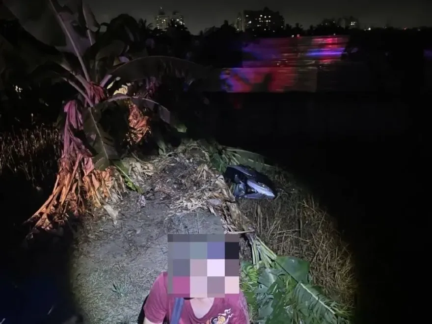 逃犯佯裝受檢趁亂逃逸！摔進香蕉田落網　警查扣海洛因等毒品