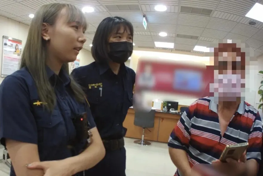 影/賣柬埔寨土地要先匯手續費　蘆洲正妹女警機警阻詐