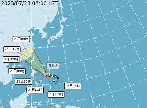 杜蘇芮下周觸陸！「花東」首當其衝...風雨最劇烈　專家曝「這時間」颱風達最強