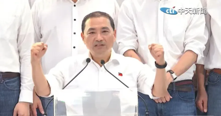 他疑出參選密碼「投虎愛國」　虎是馬英九？侯友宜回應了！
