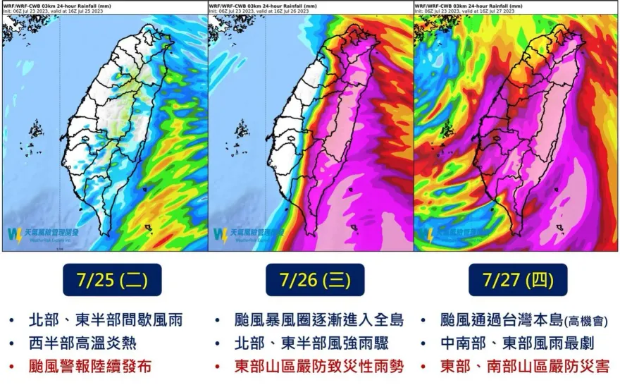 中颱「杜蘇芮」不斷增強！最新路徑曝「不斷往西修正」　2縣市恐先發陸警