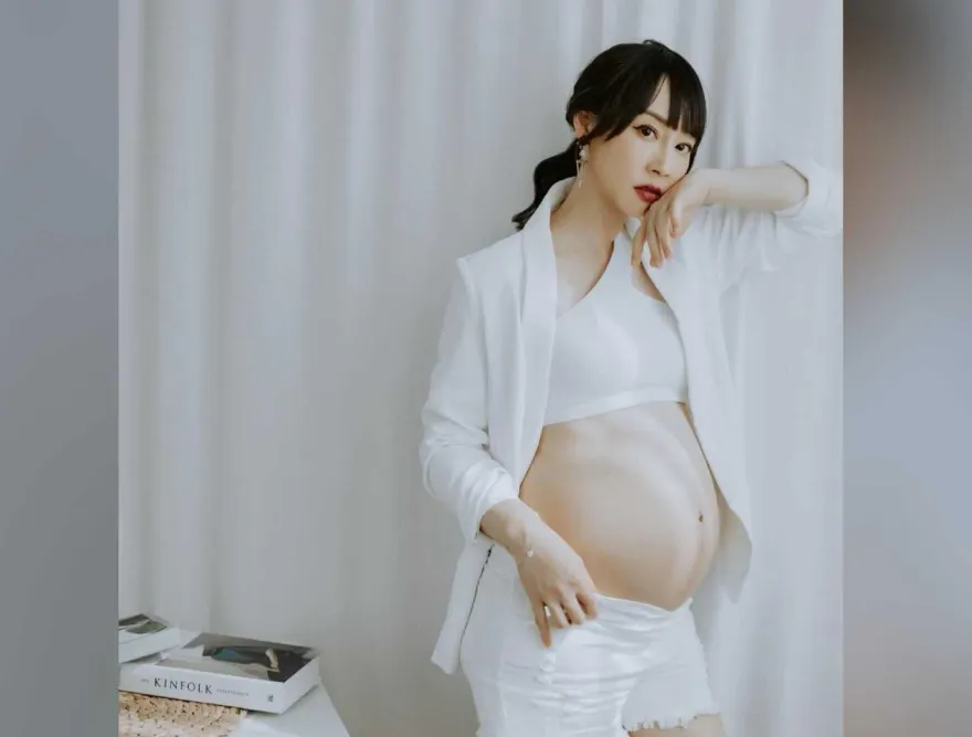 恭喜！「美女主播」吳宇舒順利卸貨　老公深夜發文：母女均安
