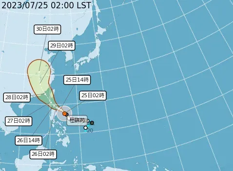 杜蘇芮逼近　專家曝：明西半部高溫焚風　風颱過後轉西北雨