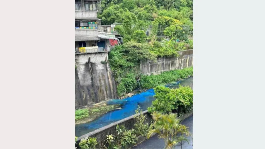 抓到兇手！基隆大武崙溪「藍眼淚」元凶曝光…油漆廠商釀禍竟只罰3萬