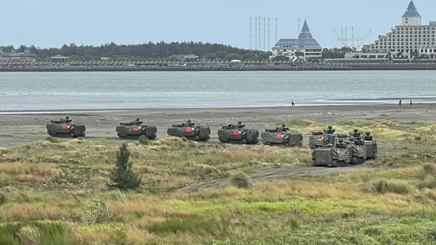防共軍登陸「紅色海灘」！陸軍月底在桃園觀音、台南喜樹海灘實彈演習