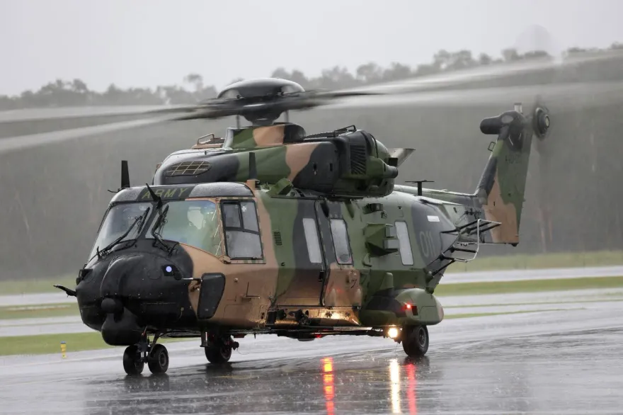 澳洲軍方直升機墜海！機上4人失聯恐罹難　美澳聯合軍演緊急喊卡