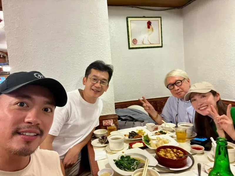 粉碎謠言！范逸臣首度同框田中千繪爸　她甜喊：生命中重要的3男人