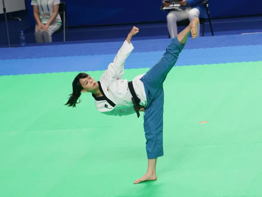 世大運/跆拳道傳捷報！胡子萱女子個人品勢摘銀　中華首日3銀3銅入袋