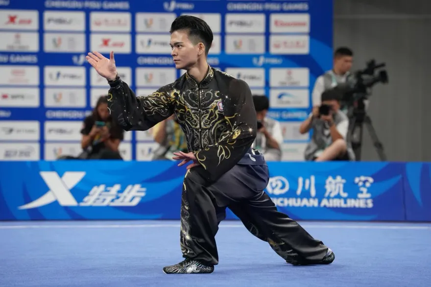 世大運/中華隊第一金出爐！太極拳孫家閎9.693分奪下金牌