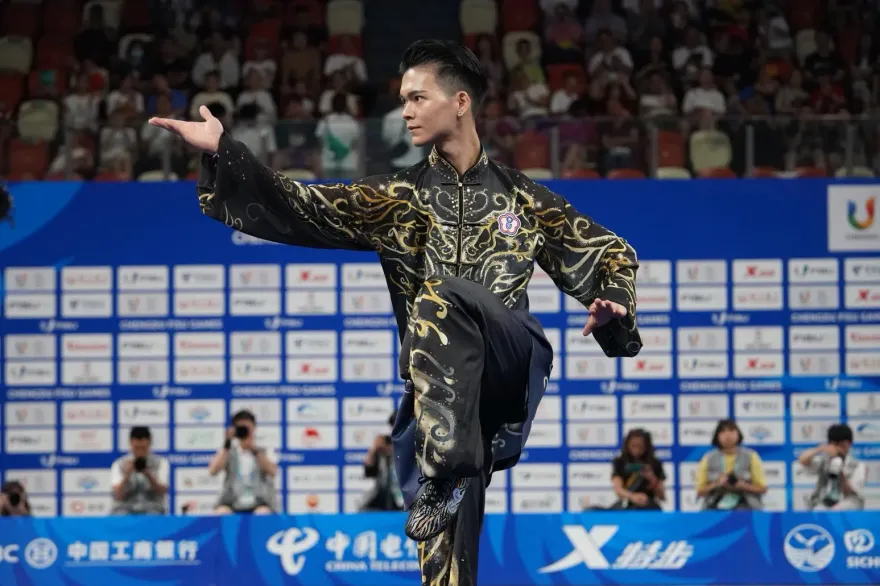 世大運/台灣讚啦！單日進帳1金1銀3銅　太極拳孫家閎抱首金
