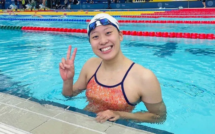 世大運/「台灣蝶后」黃渼茜游進16強　莊沐倫100仰「吊車尾」晉級