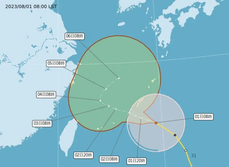 颱風卡努最快今夜發海警！　西部東北部逢年度大潮防海水倒灌