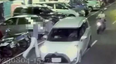 影/三重男怒砸租車行、嗆妻「要摔死孩子」　抓狂原因找到！車上搜出毒