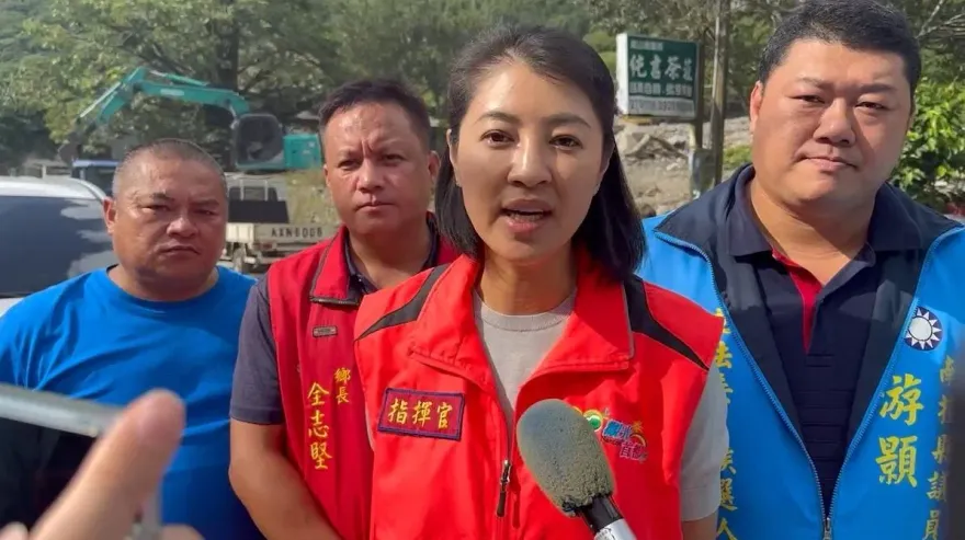 影/仁愛鄉重災陳建仁稱「有些縣沒辦法超前部署防災難」！許淑華回應超大氣