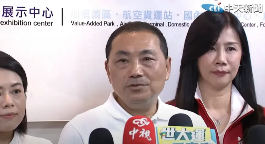 影/2024總統大選民調持續落後！侯友宜這樣說