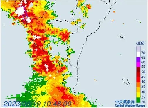 快訊／國家警報響了！大雷雨狂轟2縣市　這7區要注意