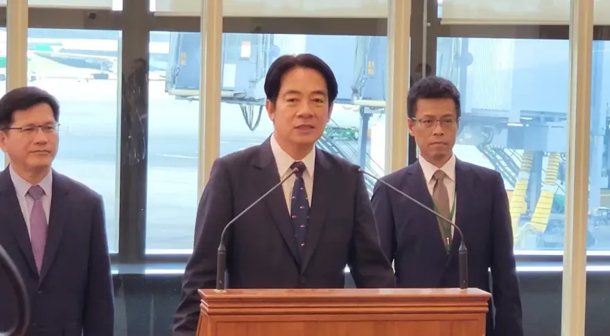 會晤紐約僑界偷用侯友宜口號　郭正亮酸：賴清德當選台灣就不安全