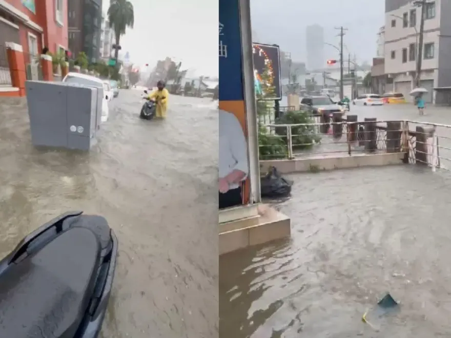 暴雨轟炸高雄發大水　PTT鄉民看到雨量傻眼狂酸陳建仁