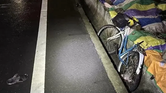 影/嘉義6旬翁遭撞死水溝！單車分解　4小時找到肇事男稱：以為撞到鬼