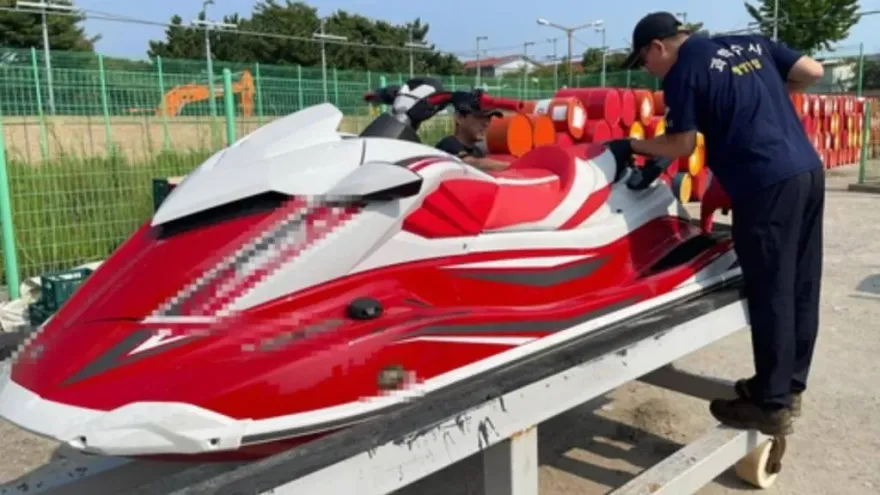這也行！他駕水上摩托車「狂騎300公里」　從山東偷渡至南韓被逮