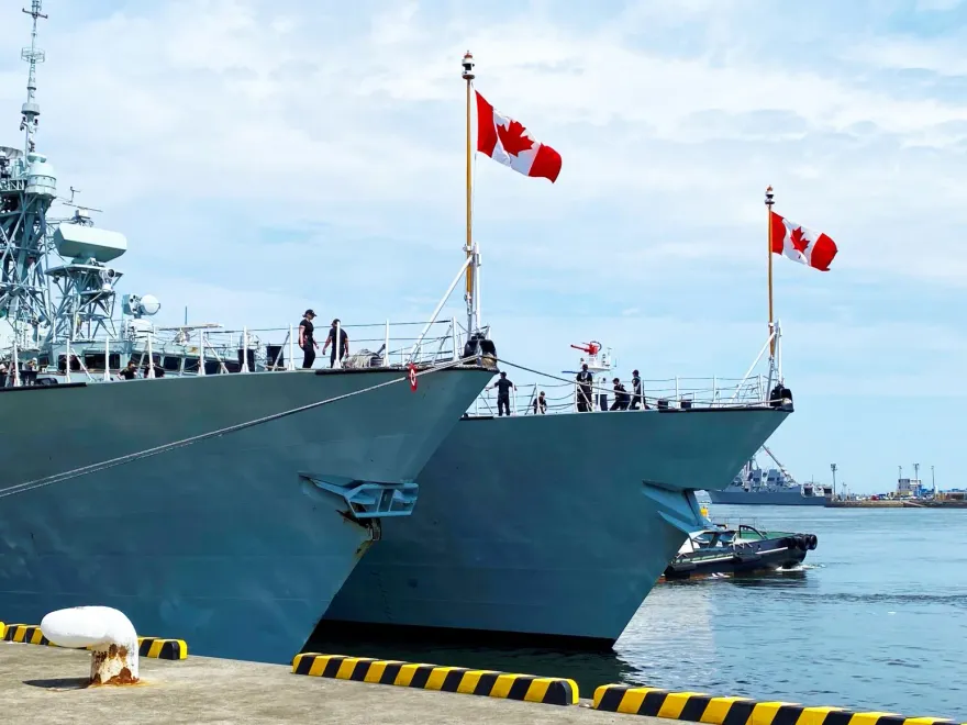 影/加拿大駐日武官稱9月軍艦將通過台灣海峽　日媒：大動作預告不尋常