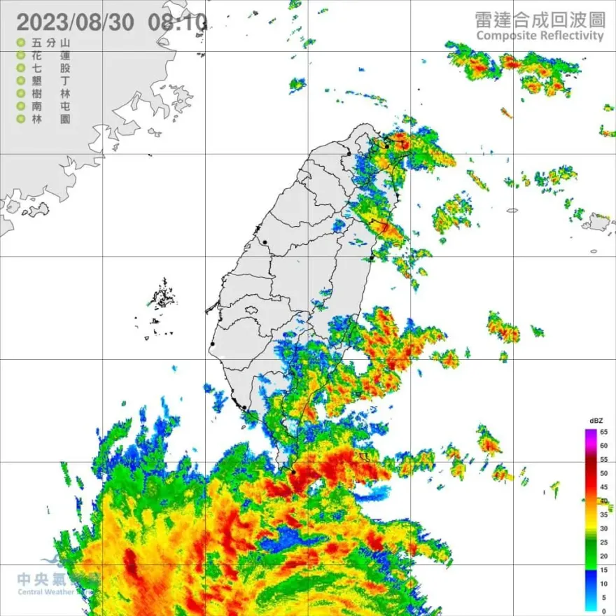 蘇拉動向/颱風逼近南台　大雨恐炸台東山區單日雨量上看300毫米