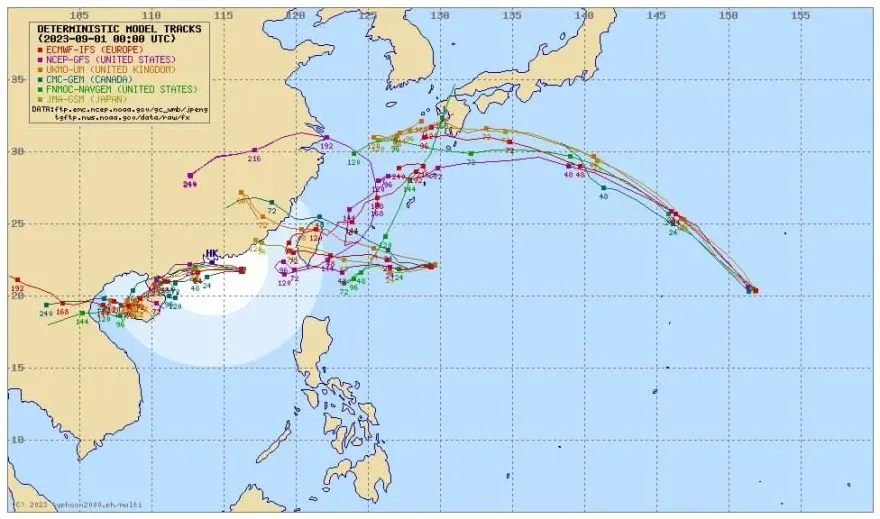 海葵颱風/超級變變變！歐美新預測「大迴轉走法」　毀滅式「2進2出」襲台