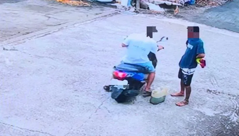 影/送你一桶汽油！台南醉男騎車提油討債恐嚇要「潑下去」　返回察看秒被逮