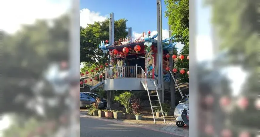 海葵颱風/全台會飛的土地公廟在士林　防海葵今年第3度「升空避難」