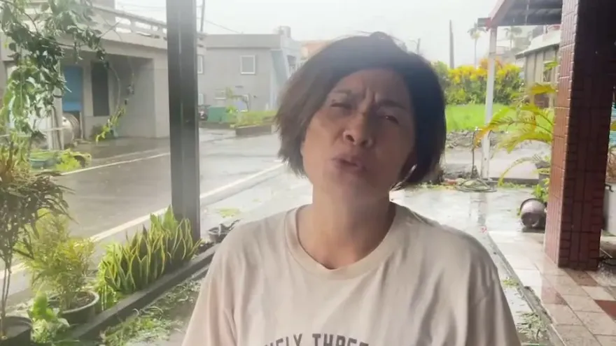 海葵颱風/暴風直撲台東東河！「血滴子滿天飛」居民嚇到快哭了